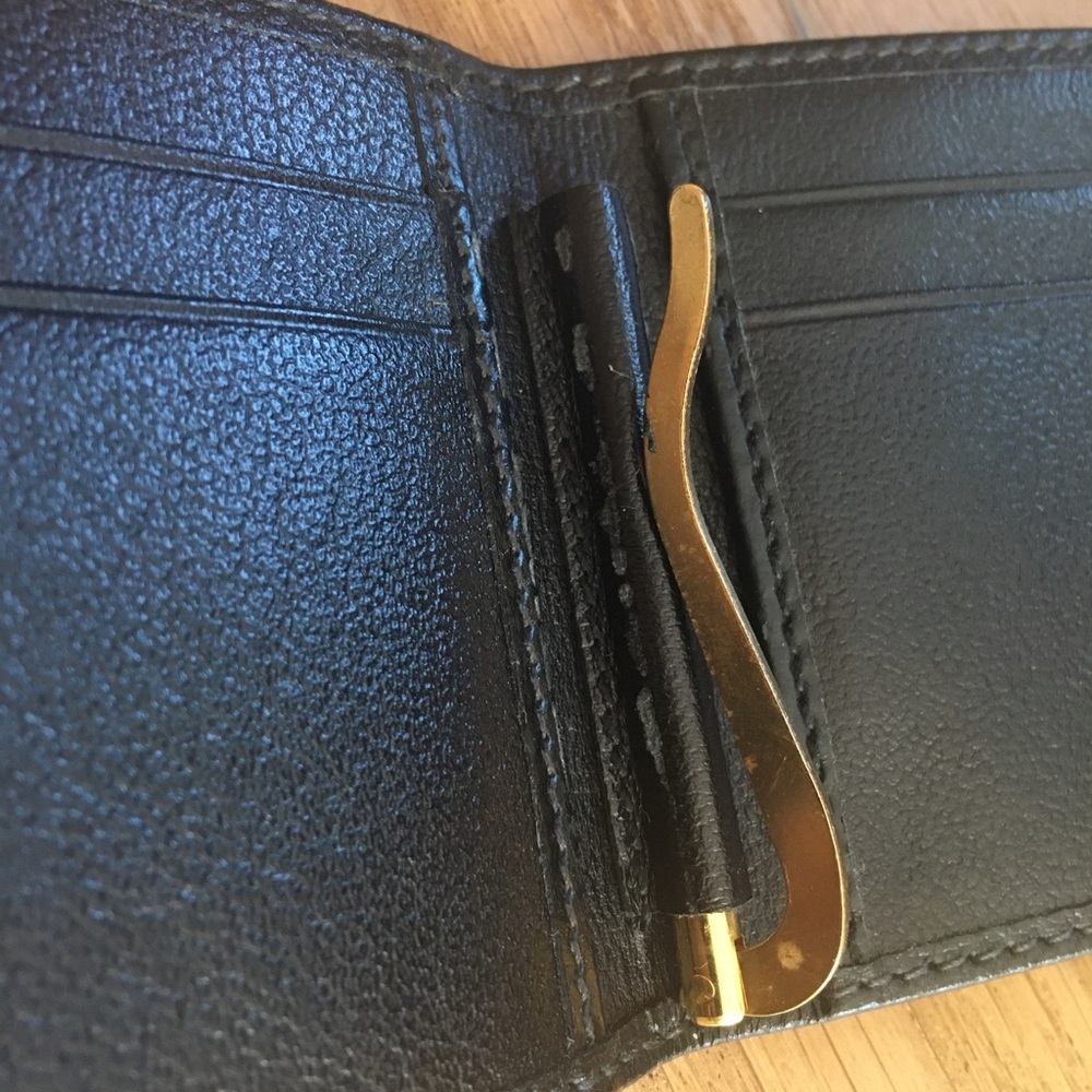 🆕Van Cleef & Arpels Leather Wallet Money Clip - Picture 7 of 8